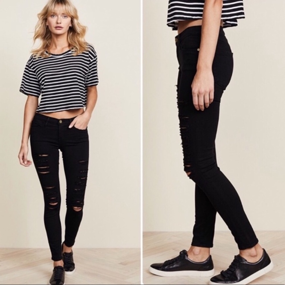 SALE!!! Frame Denim Le Skinny Distressed Jeans